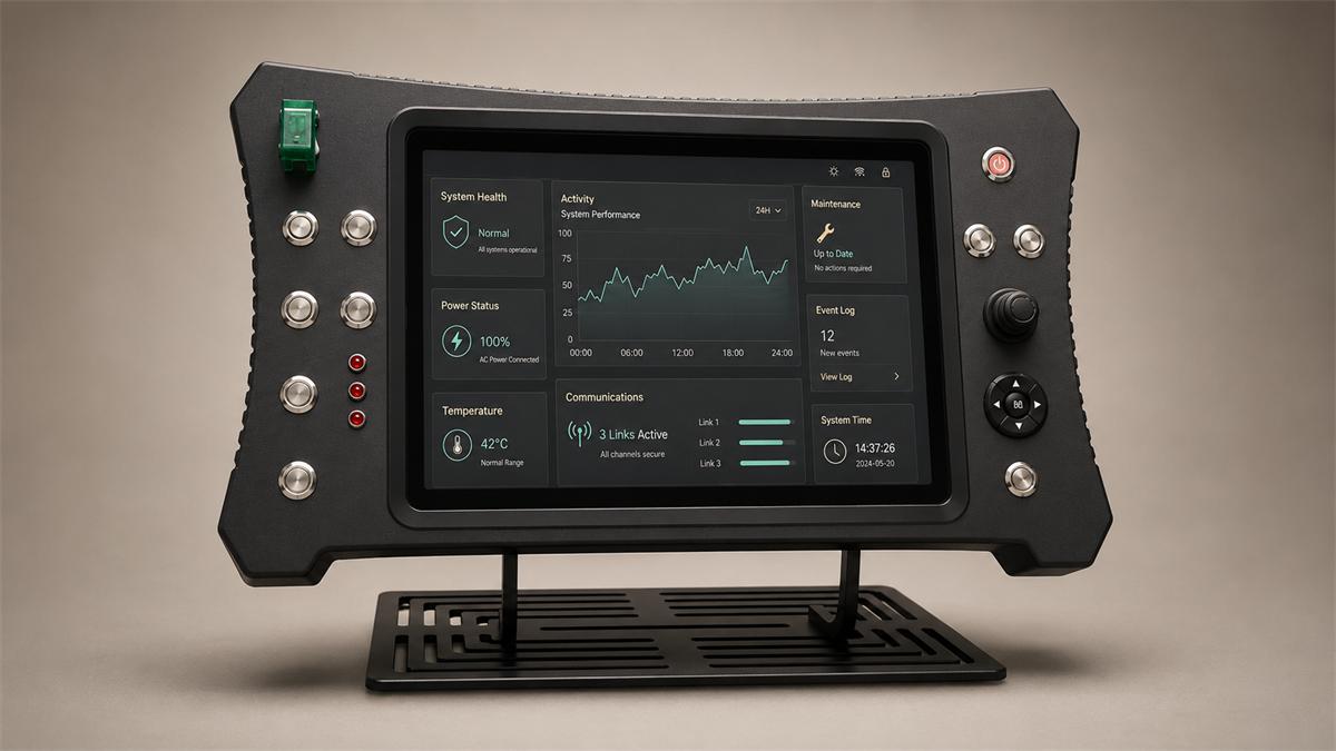 Oculus Prime rugged control and display platform, exterior view